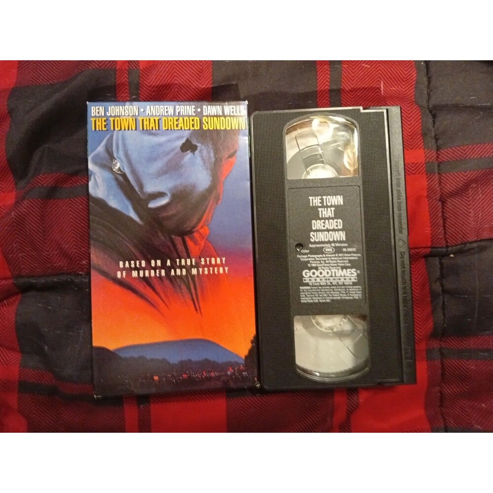 The Town That Dreaded Sundown (VHS, 1995) Horror Cult Ben Johnson